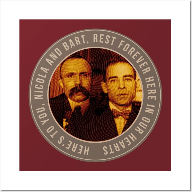 Sacco & Vanzetti Engraving Tribute Wall Art by chilangopride